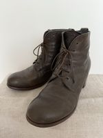 MOMA Schnürstiefeletten olivegrün, Grösse 38.5, Leder top!