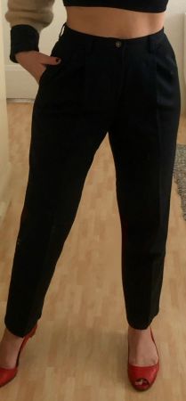 Wie neu: Eddie Bauer "petite", Bundfaltenhose, Hose, S 36