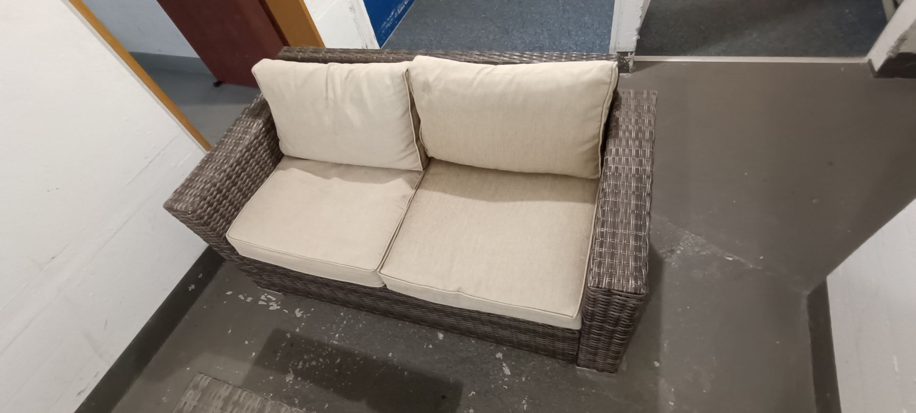 Set di tavolo e panche: Rattan Lounge – Usato da Pfäffikon ZH venduto da K-V-M 3