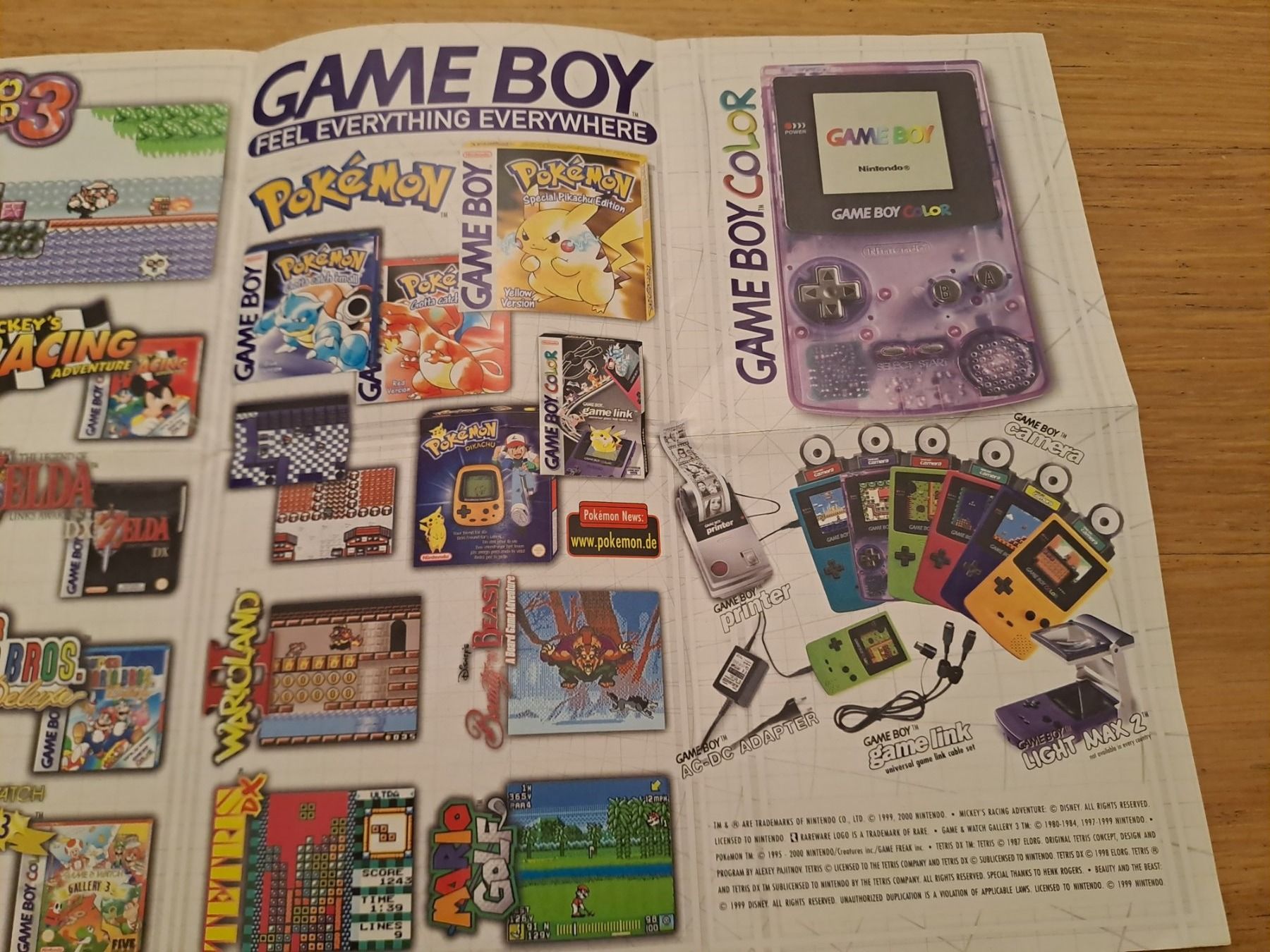 Nintendo Documenti: Nintendo 64 Flyer Werbung Promotion N64 – Usato da Aarau venduto da Kaesekuchen2000