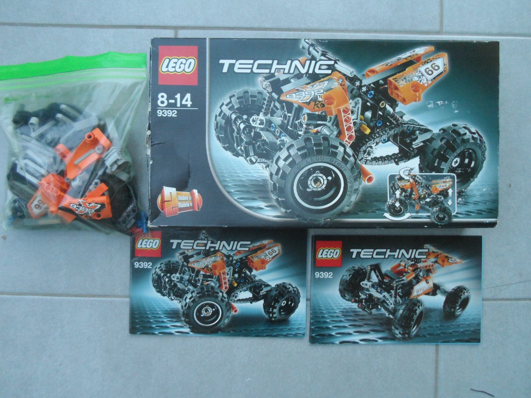 Lego Giocattoli: Lego Technic 9392 Quad 2in1 Modell – Usato da Unterentfelden venduto da jaguar_family05