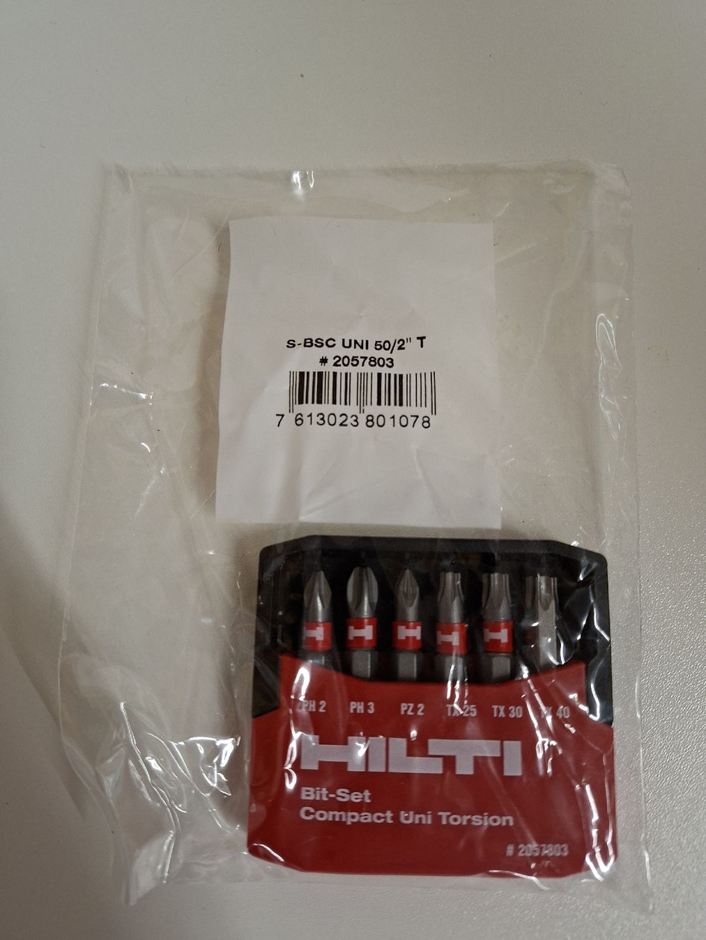 Hilti Tutti gli attrezzi: Hilti Bit-Set Compact neu in OVP – Nuovo e nell'imballaggio originale da Au TG venduto da aatec_105