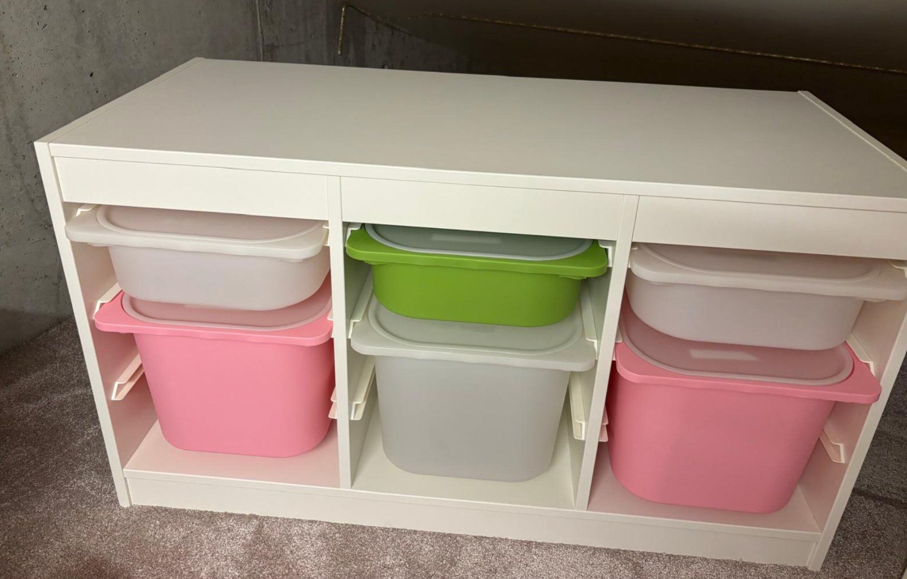 Module IKEA Trofast inkl. Kisten für Spielzeuge (Neuf (Voir description ...