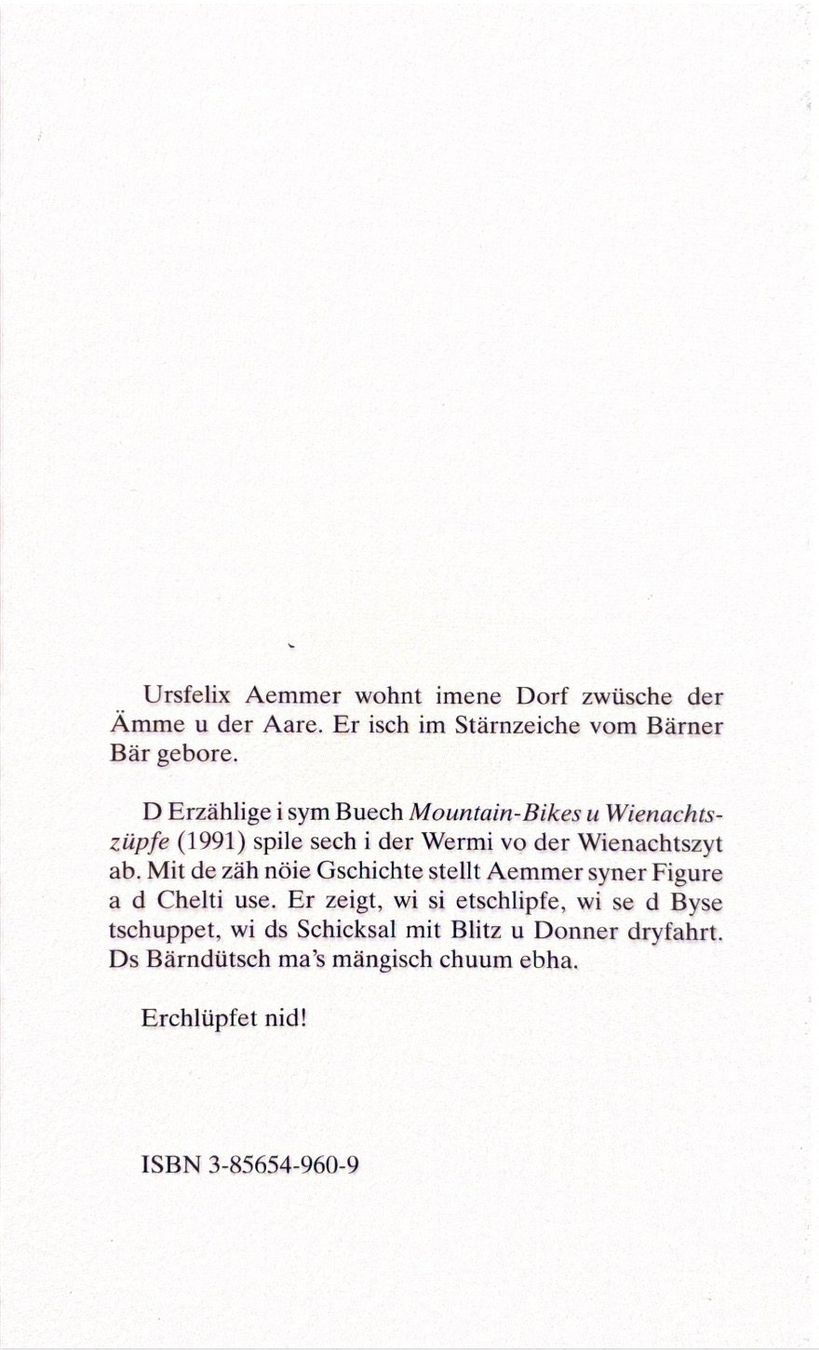 Livres: Aemmer Ursfelix, Dynamit u Bärnerplatte – D'occasion à Sarnen par Livres 1