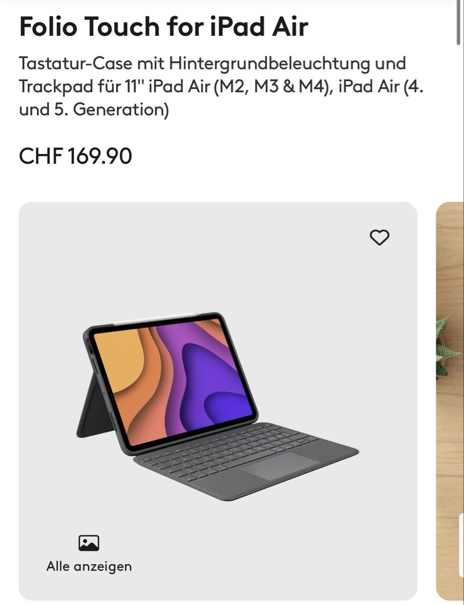 Covers & Borse: Logitech Folio touch – Nuovo (secondo la descrizione) da Winterthur venduto da adi_sqz 4