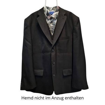 Eleganter schwarzer Anzug Gr.50