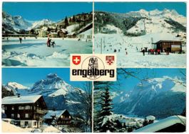 Engelberg - 4 Bild AK