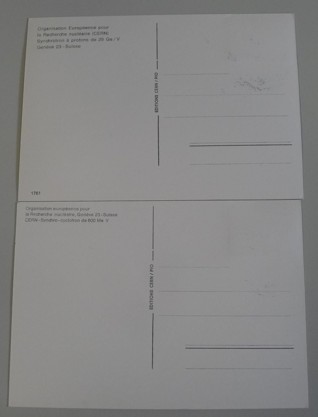 Alle Briefmarken: 1966, Nr.441 CERN kleines Lot 3 Briefe + 3 Karten – Gebraucht aus Sursee von Luzernerraute 5