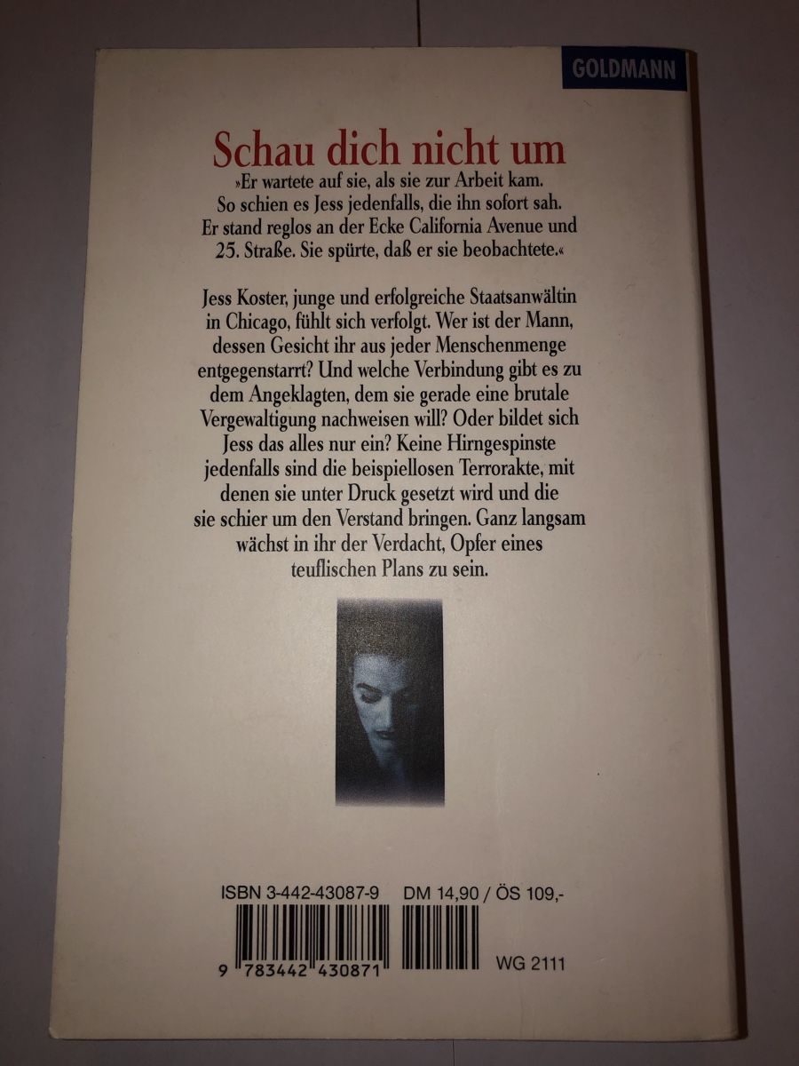 Bücher: Joy Fielding: Schau dich nicht um – Gebraucht aus Rain von Denbie 1