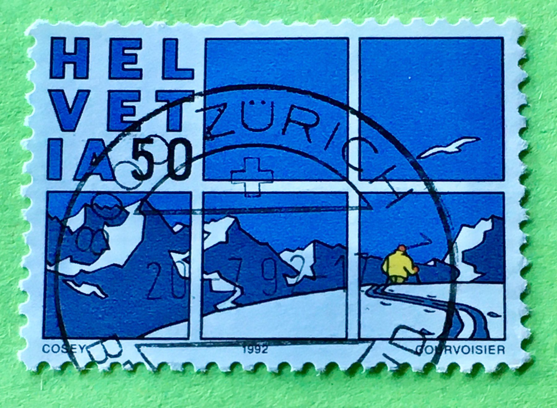 Tutti i francobolli: Nr.828 GESTEMPELT Zürich    – Usato da Aarau venduto da Billa007