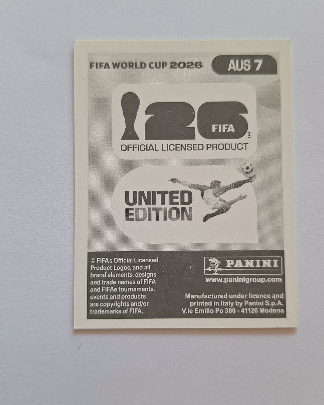 Panini Carte collezionabili: Panini Aziz Behich AUS 7 – Nuovo (secondo la descrizione) da Romanens venduto da Crocette 1