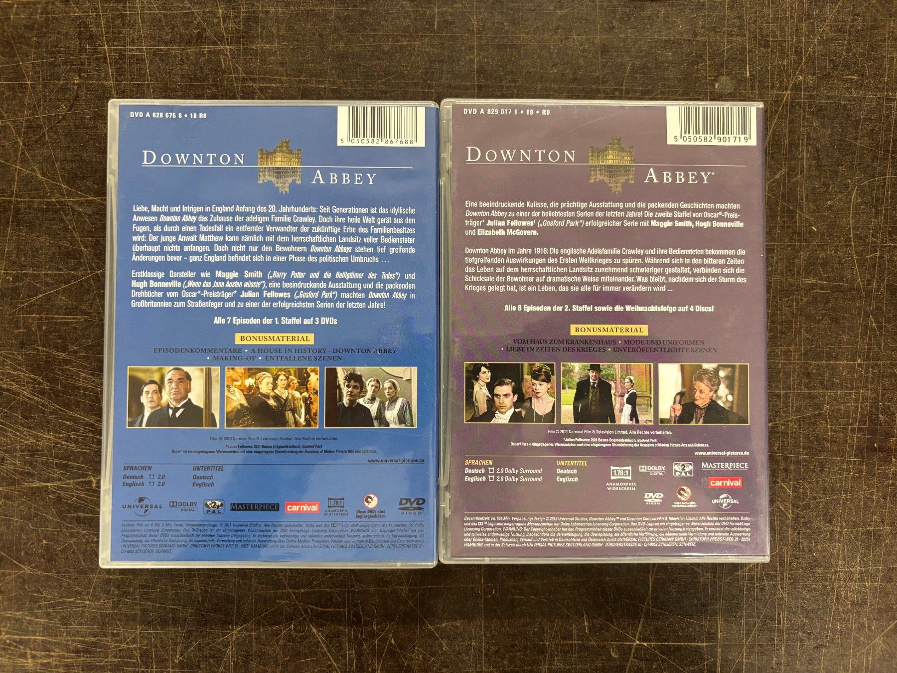 Tutti i DVDs: Downton Abbey Staffel 1 & 2 – Usato da Basel venduto da andipfandi 1