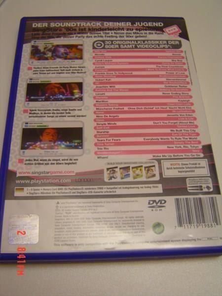 Sony Jeux: SingStar 80s - Deutsch - PS2 – D'occasion à Pambio Noranco par Pol69 3