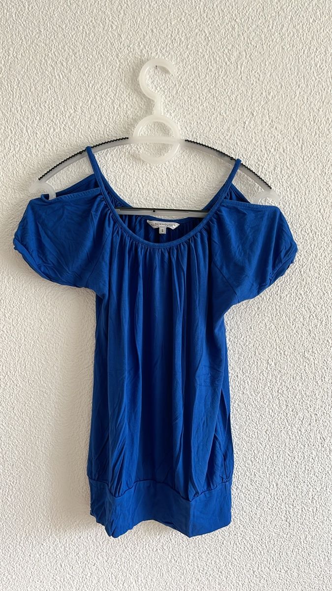 C&A T-shirt: Sommer Top Gr. S Clockhouse blau – Usato da Meilen venduto da Harley.