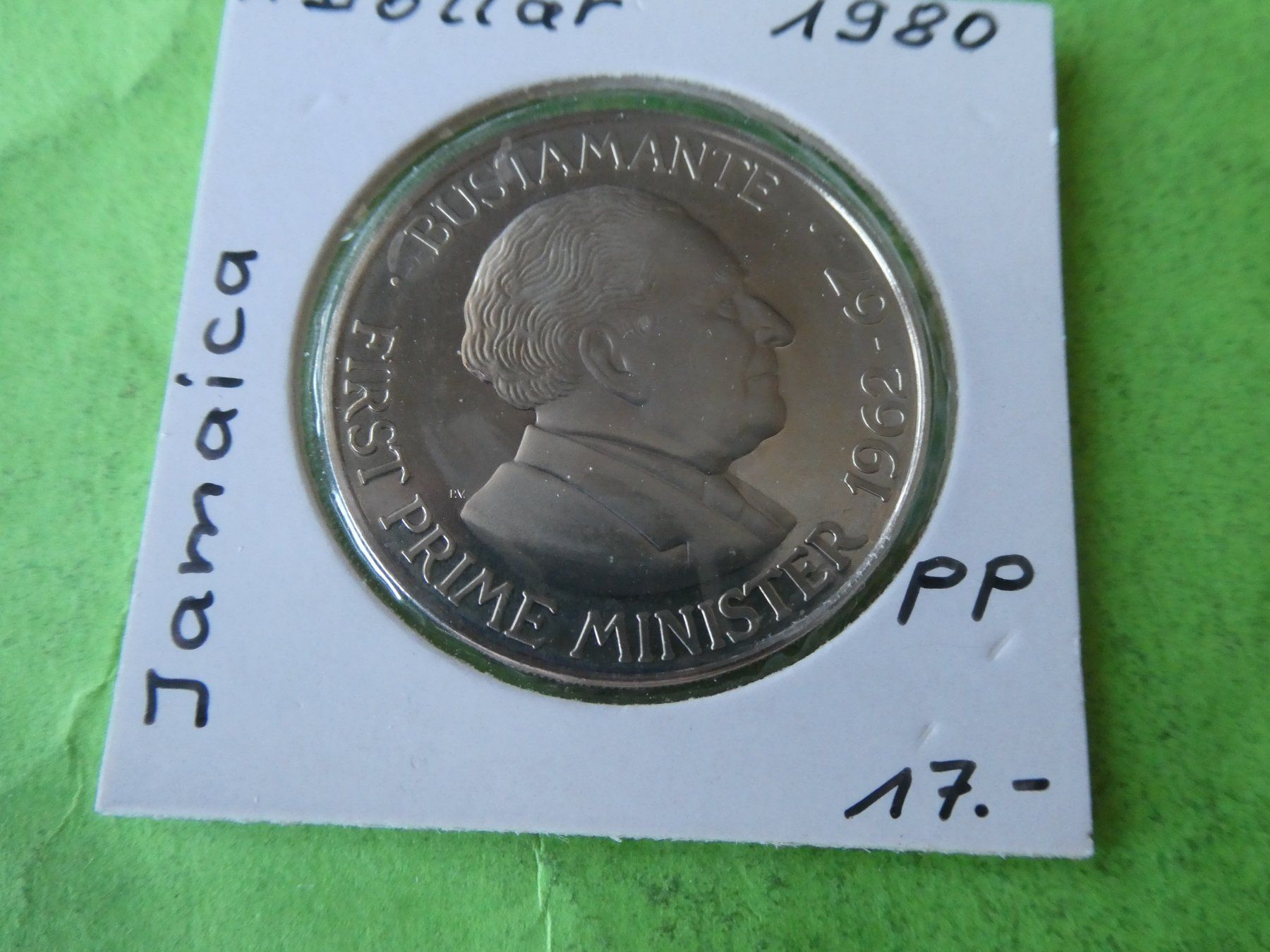 Tutti le monete: Jamaica 1980, 1 Dollar    PP – Usato da Hinterforst venduto da Rohusri
