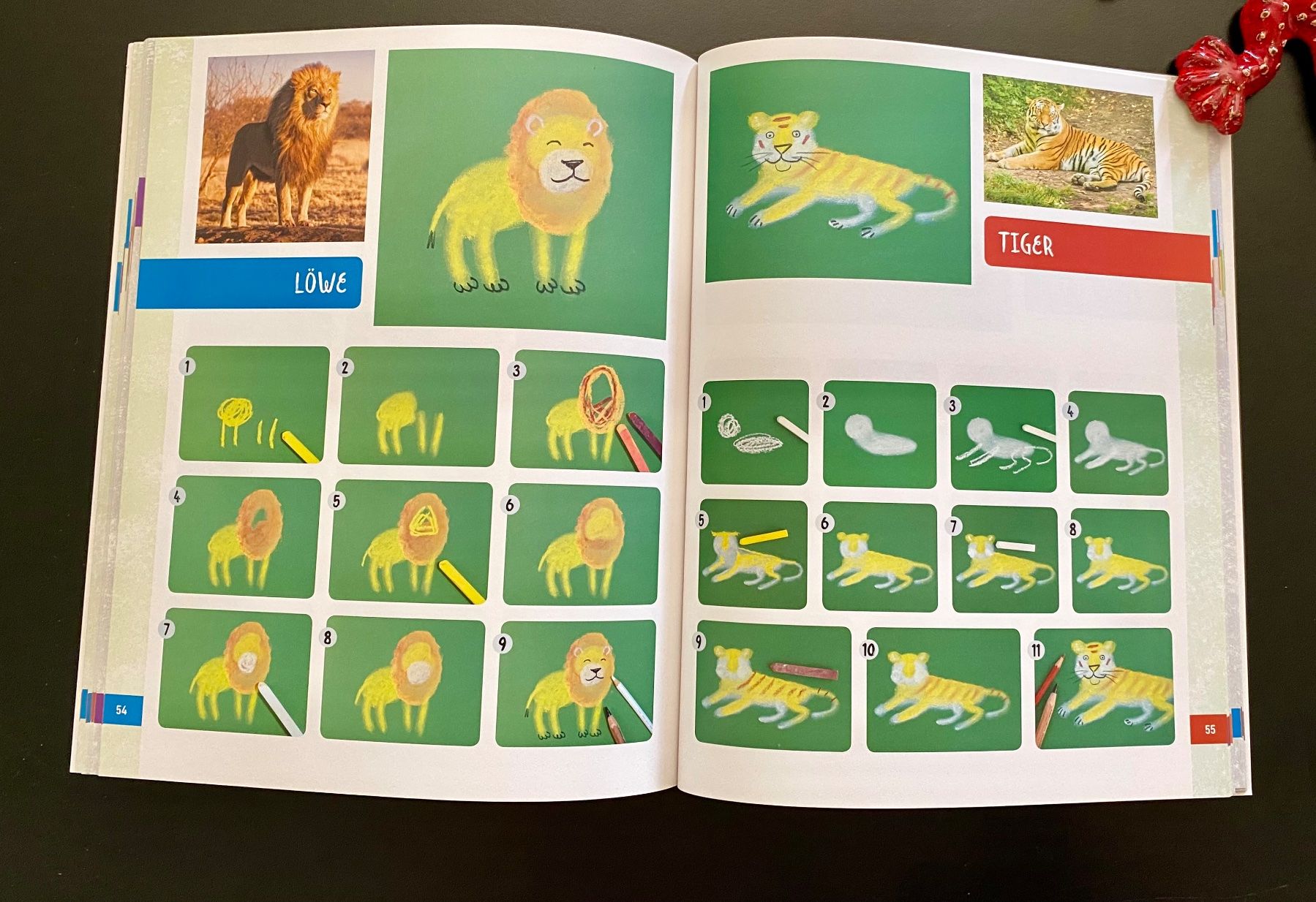 Libri: Tiere Malen mit Tafelkreide – Usato da Nussbaumen AG venduto da schuba2000 2