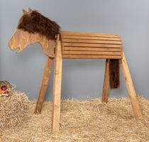 Holz Pferd - Mona