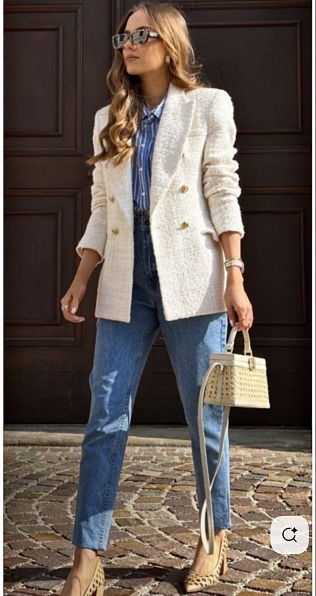 Zara Giacche: ZARA tweeted ecru jacket XS/S – Nuovo (secondo la descrizione) da Zürich venduto da Angela_Fashion_Lover 2