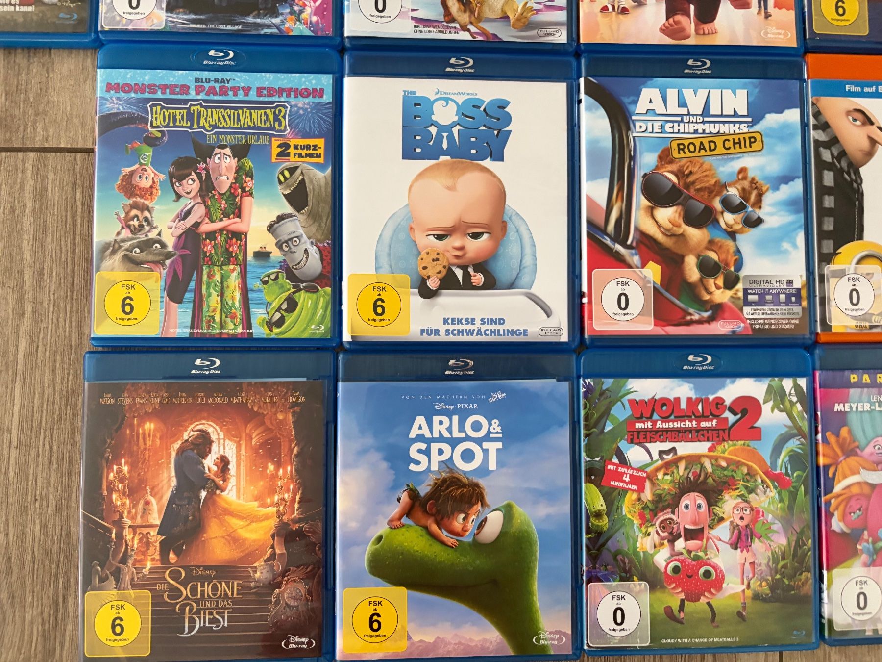 Tous les DVDs: 16 Kinder Bluray's ab 1.- – D'occasion à Inwil par Tom32 1