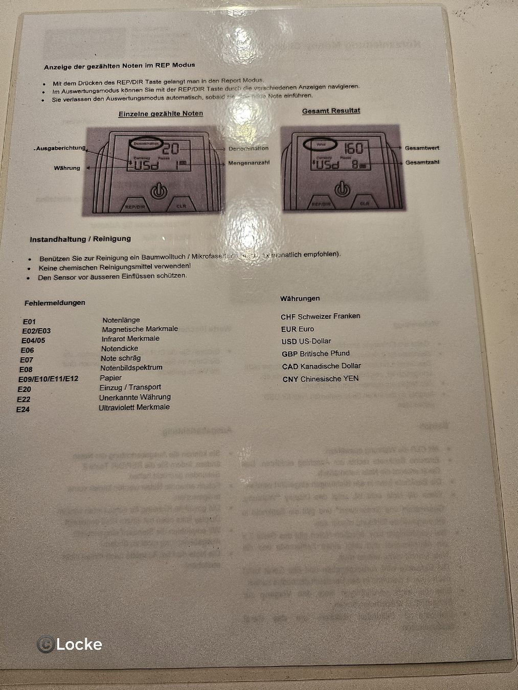 Kassen: ☆Geldscheinzähler & Geldscheinprüfgerät Geldschein Prüfer☆ – Neu (gemäss Beschreibung) aus Siebnen von mollosser 4