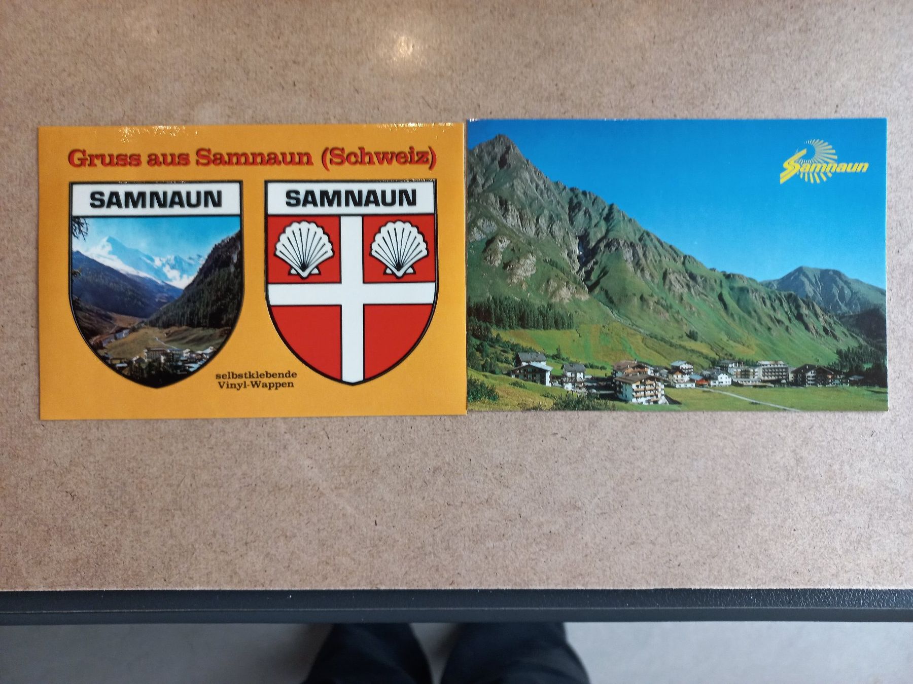 Timbri: Kurioser Stempel von Samnaun – Usato da Brügglen venduto da hokuspokus04 1