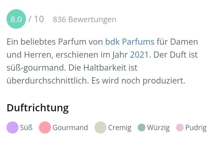 Mancera Parfum & Eau de Toilette: 2 ml VELVET TONKA BDK ABFÜLLUNG – Neu (gemäss Beschreibung) aus St. Gallen von CaliSunshine 3