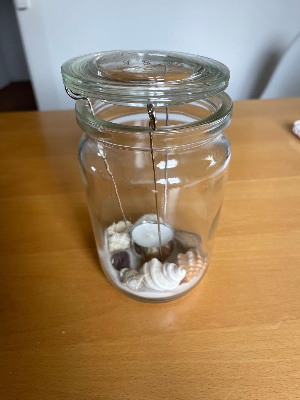 Contenitori & Simili: Meer-Sehnsuchts -Windlicht: Einmachglas mit Unikat-Deko – Usato da Winterthur venduto da 1956ingi 1