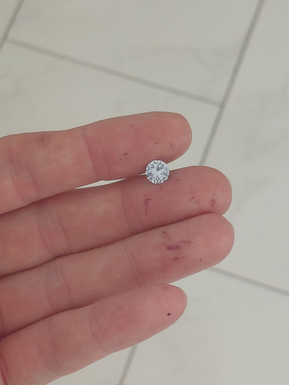 Edelsteine: White Saphir 1.3ct Ultra Fire – Gebraucht aus Bévilard von Yougems 4