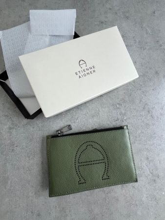 AIGNER Clutch Pouch echt Leder - ca. 11.5 x 18.5cm - NEU
