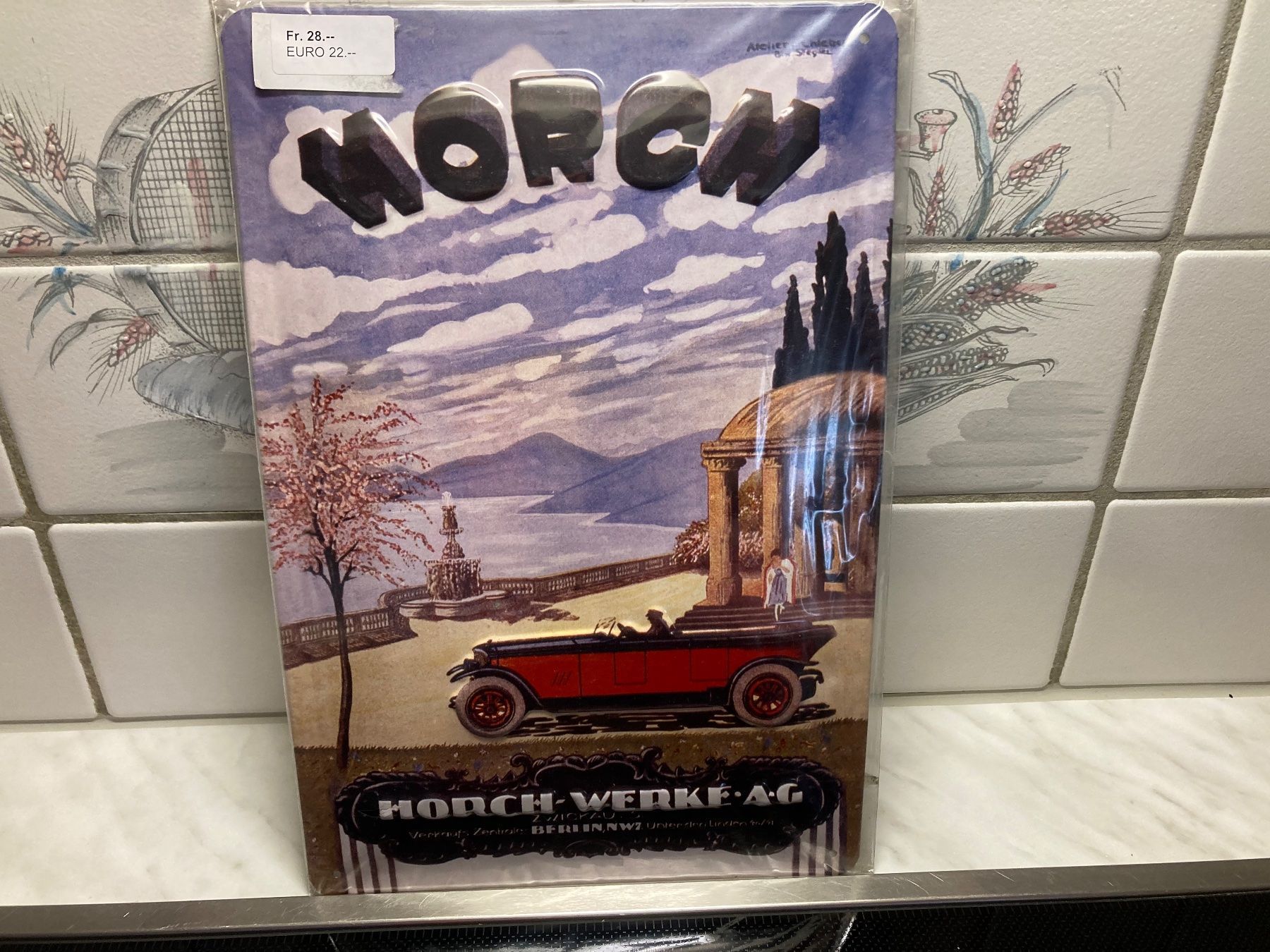 Schilder: Blechschild Horch Werke AG 30x20 cm NEU/OVP – Neu und originalverpackt aus Messen von Versber