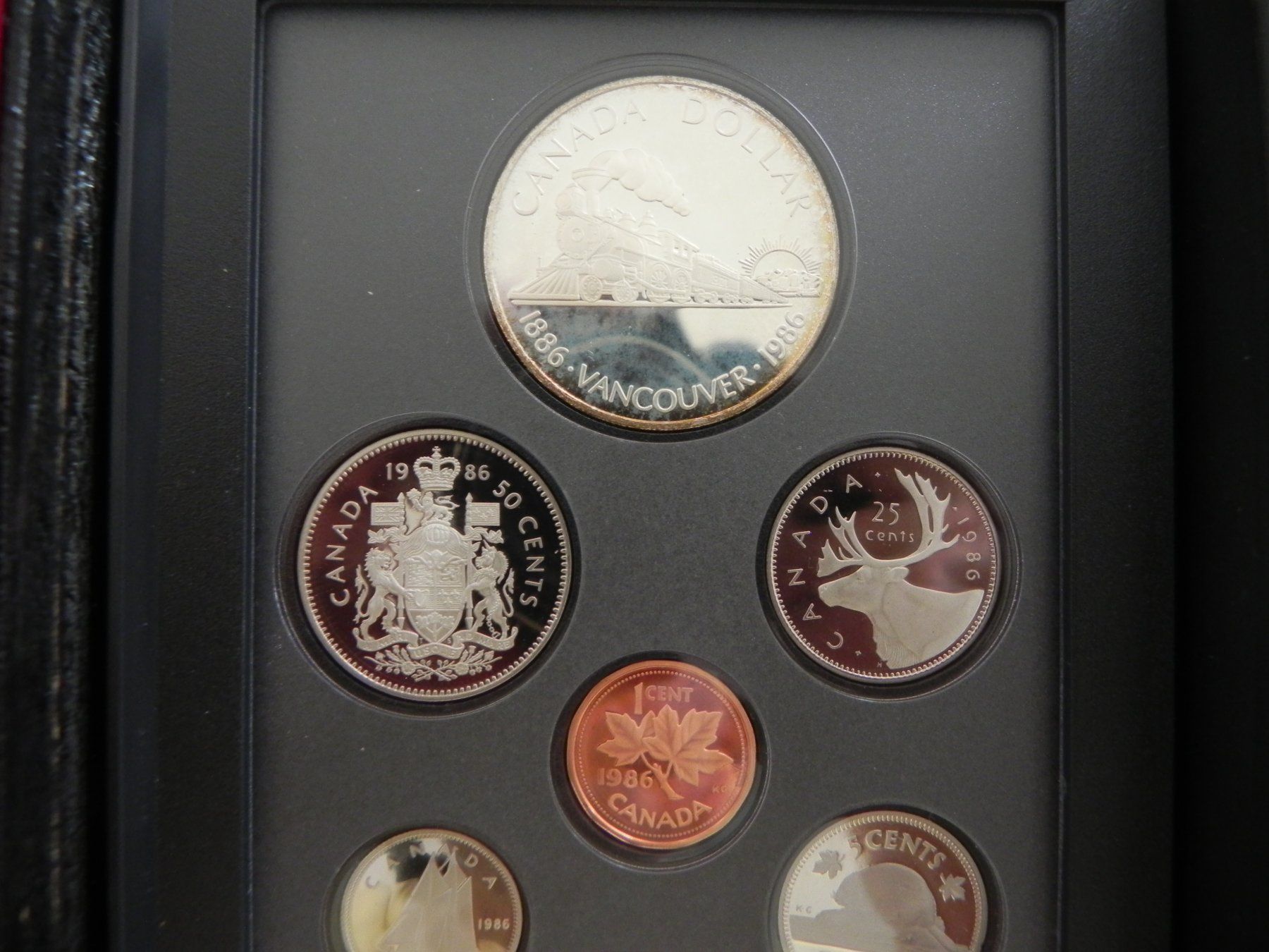 Toutes les monnaies: Original Münzenset - Mintset- Canada 1986 Proof - PP – Neuf avec emballage d'origine à Biel/Bienne par Gogolozi 4