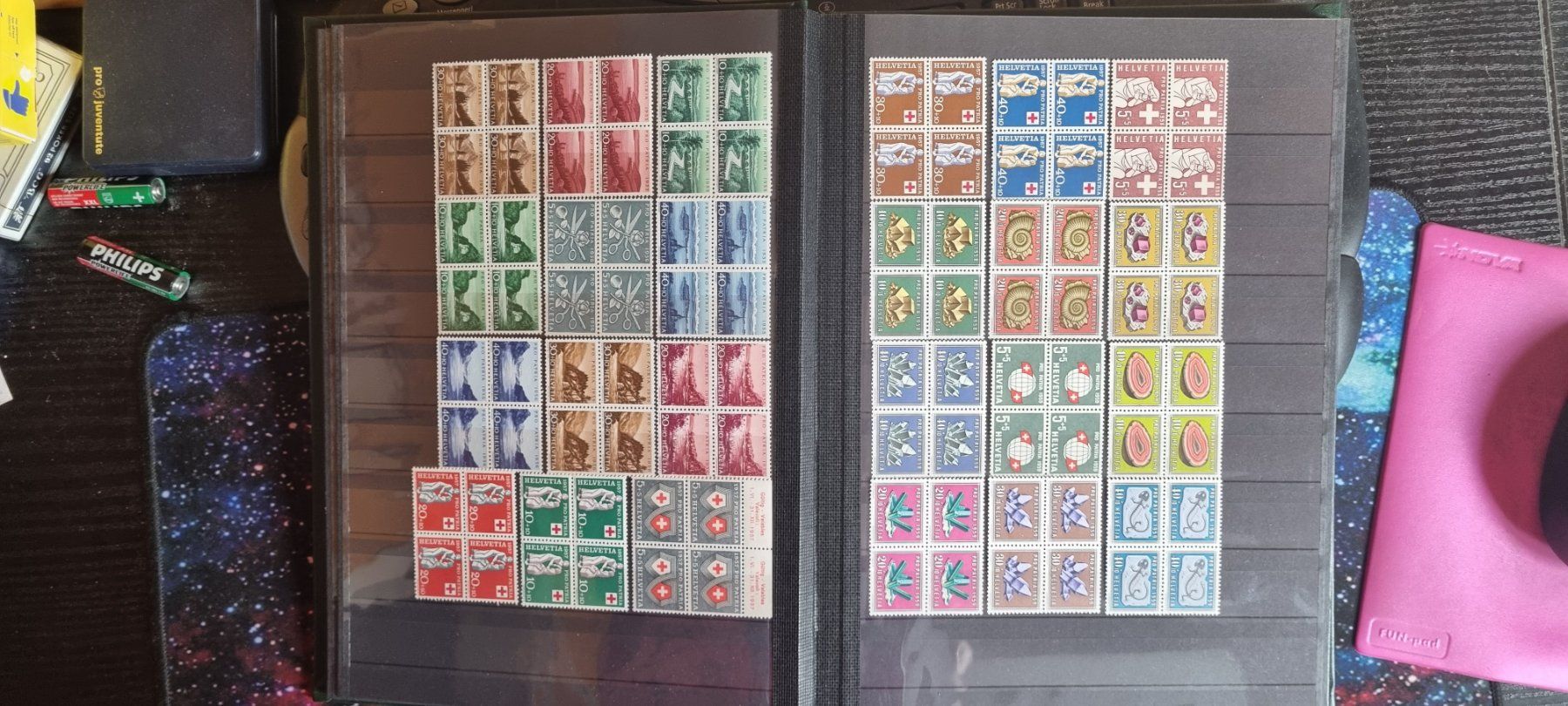 Alle Briefmarken: CH LOT PRO PATRIA AB 1938 -64 ** – Gebraucht aus Dintikon von bonita099 4