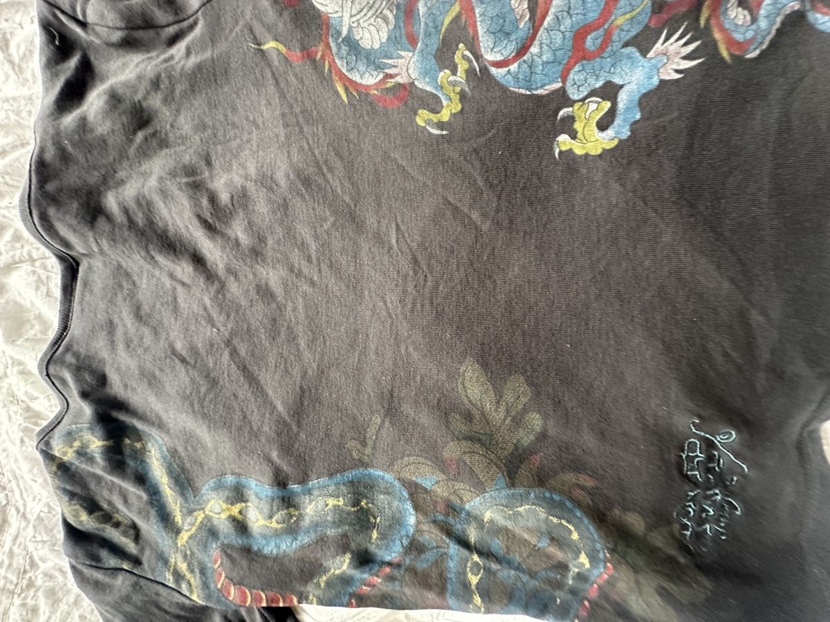 Ed Hardy T-shirt: Ed Hardy Langarmshirt Drachen Print Gr S Y2k – Usato da Bern venduto da estelle.lia 2