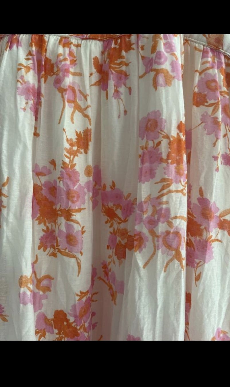 Zara Vestiti: Sommerkleid Blumenmuster Baumwolle -Seide – Usato da Burgdorf venduto da fuby 1