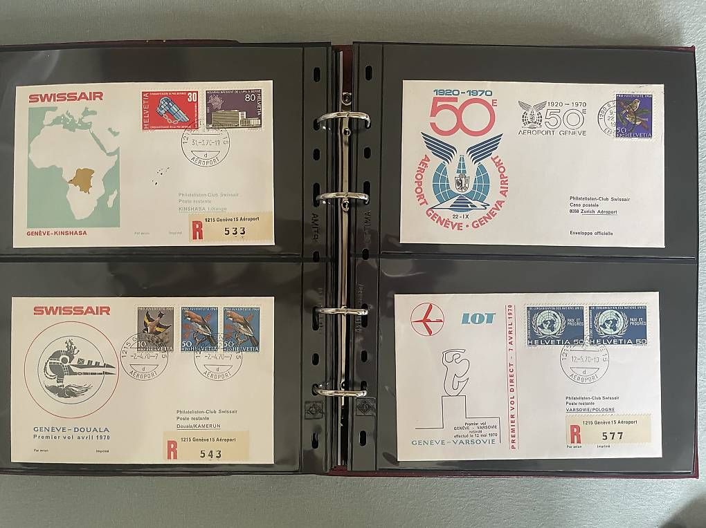Tutti i francobolli: Luftpost Sammlung – Usato da Zürich venduto da boerge85 3
