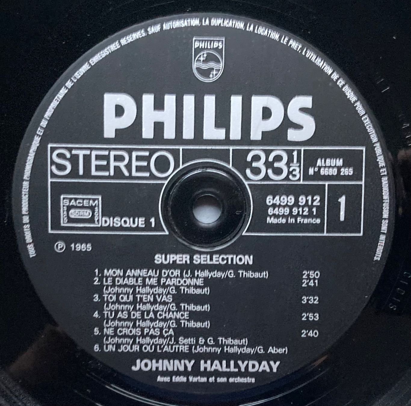 Schallplatten: JOHNNY HALLYDAY - LES COUPS & "MAL" – Gebraucht aus Poliez-Pittet von Newtown-Records 2