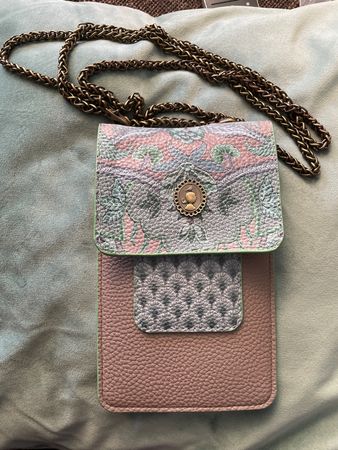 PIP STUDIO Handytasche Umhängetasche Portemonnaie türkis