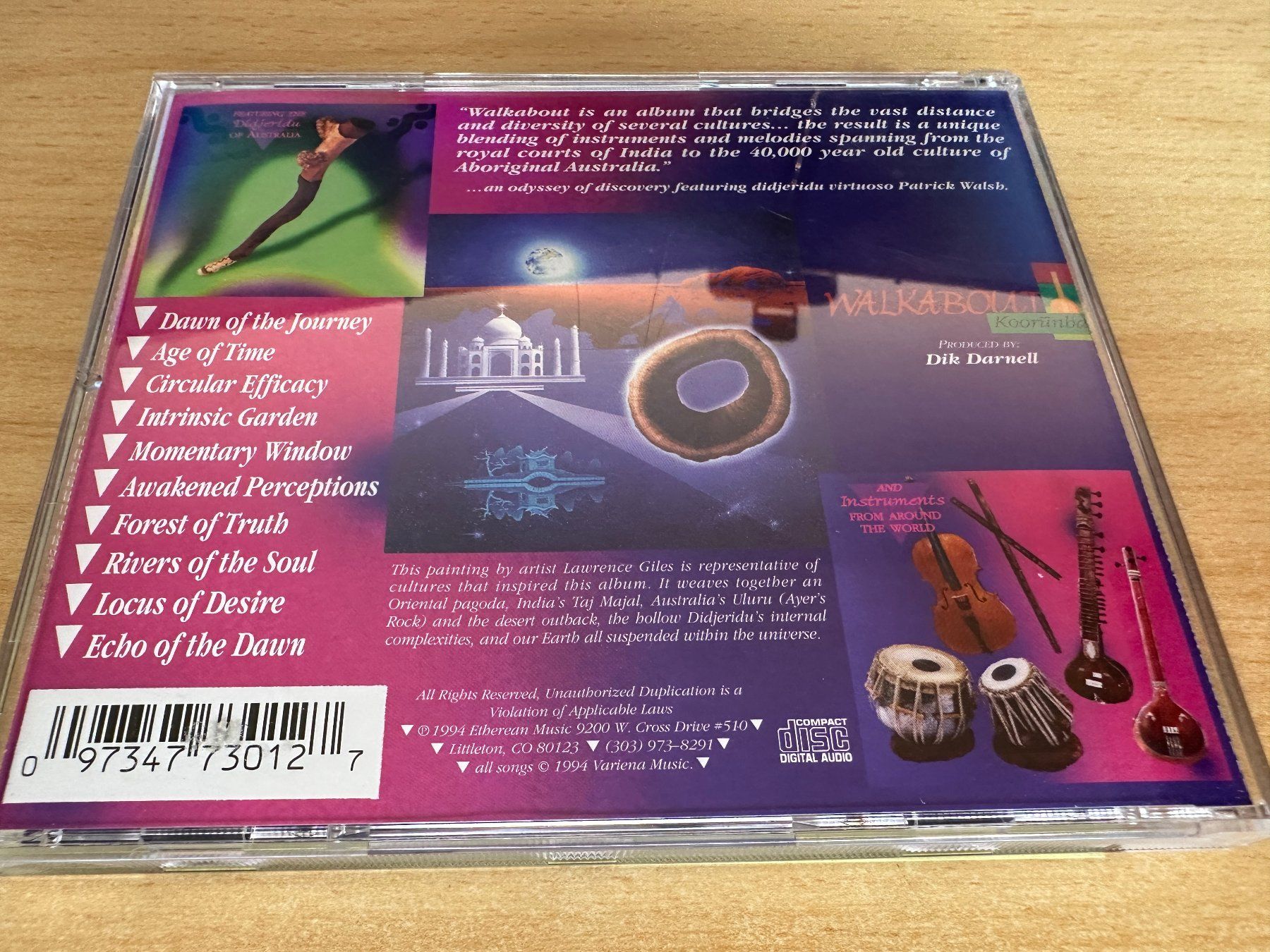 CD: Koorūnba – Walkabout – Usato da Rikon im Tösstal venduto da Alpenmutz 1