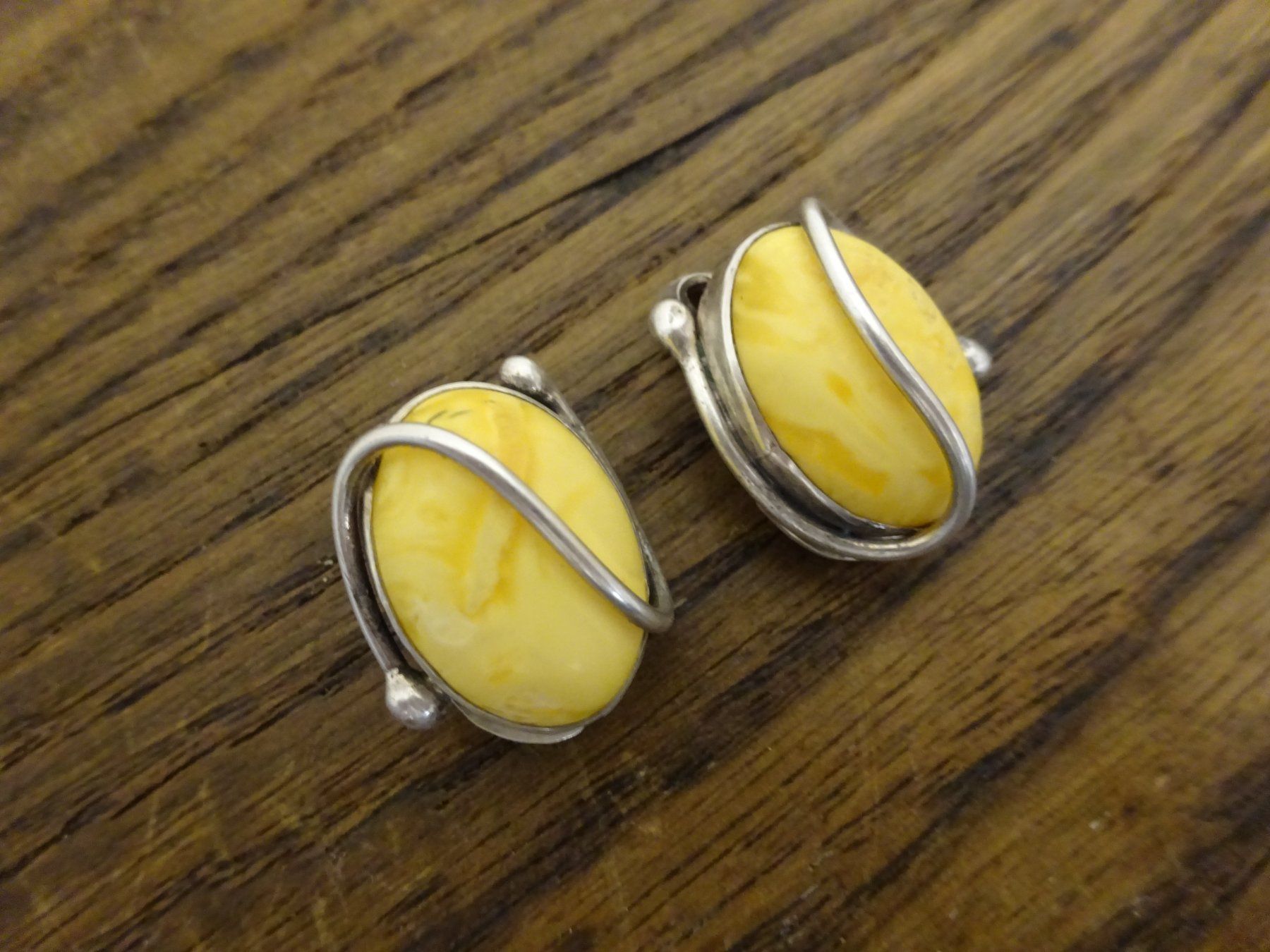 Boucles d'oreille: Bernstein Clips – D'occasion à Oetwil am See par Golfsud 1