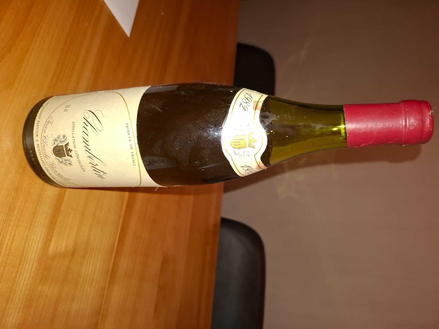 Wein: Chambertin Jean Claude Boisset 1982 – Gebraucht aus Wohlen von kyhoty 3