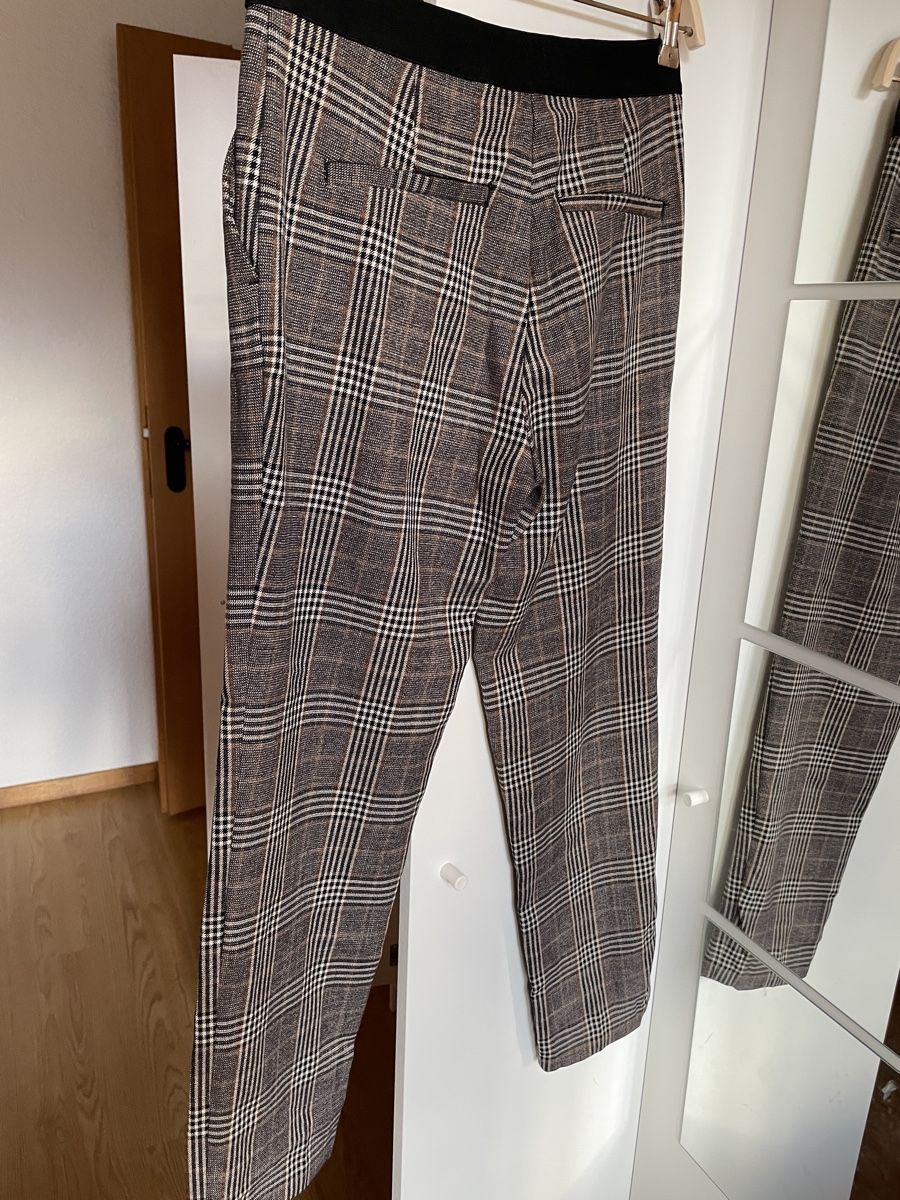H&M Hosen: Hose H&M S/M, braun kariert – Gebraucht aus Münsingen von Secondhand89 2