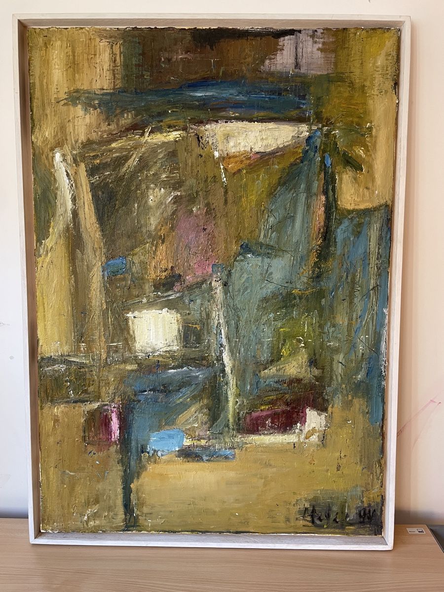 Gemälde: Olgemalde modern Art Deko Abstract  100 x 70 cm – Gebraucht aus Morges von SevArt 1