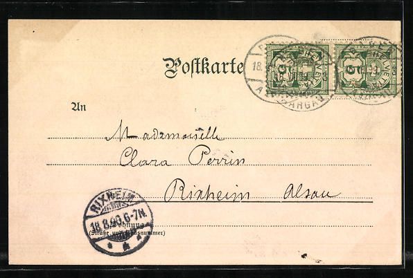 Cartoline postali: Baden, Ansicht auf den Siedlungsort – Usato da Berlin venduto da bartko-reher 1