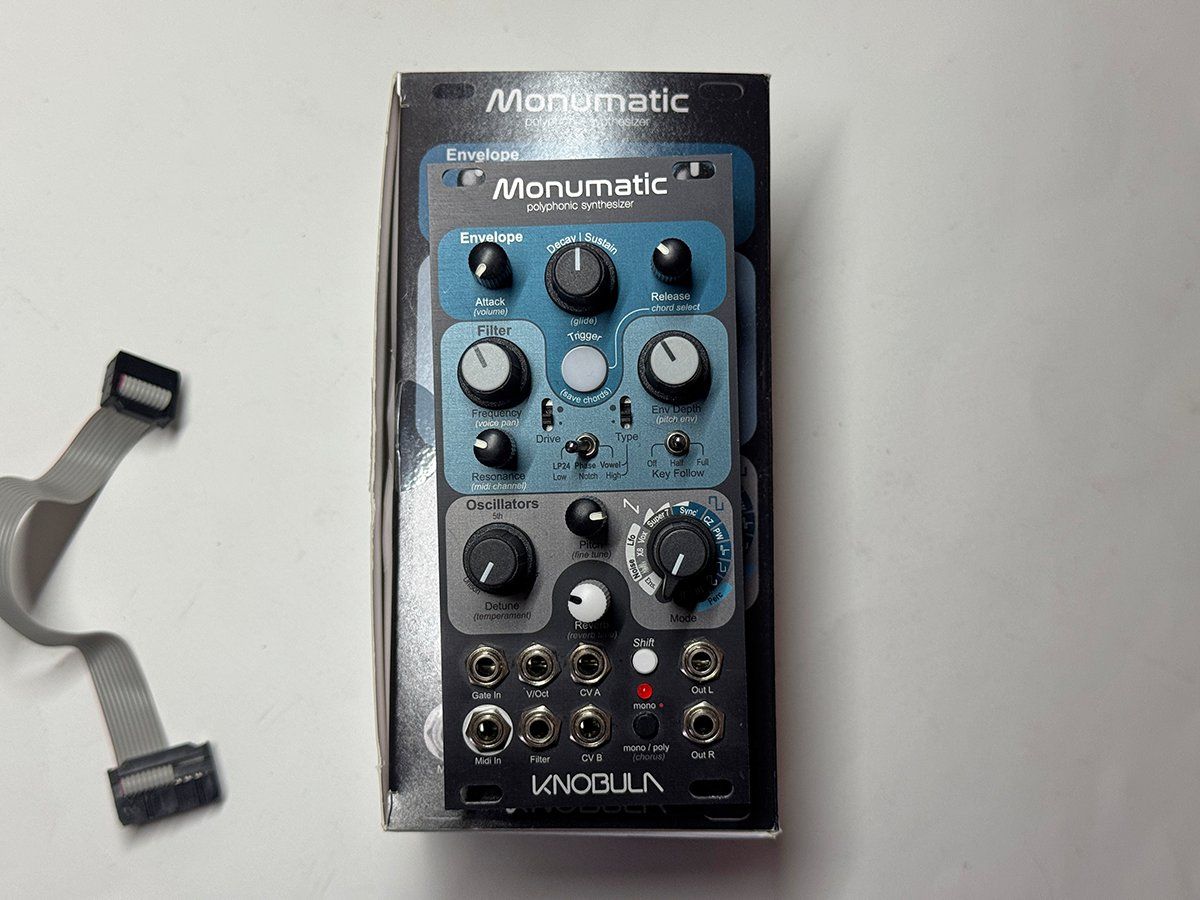 Instruments de musique: Knobula Monumatic Eurorack polyphonic synth voice – D'occasion à Muraz (Sierre) par kribee