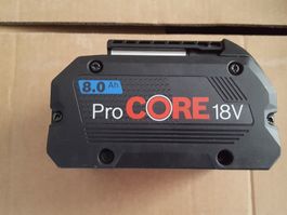 Bosch Akku Pro Core 18 V 8 Ah  Neu
