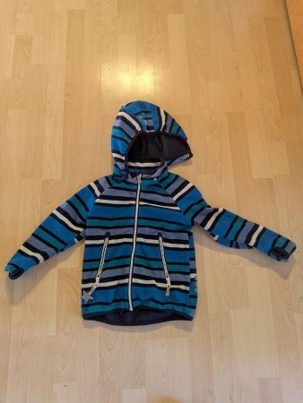 Kinder Fleecejacke gestreift Grösse 116 guter Zustand