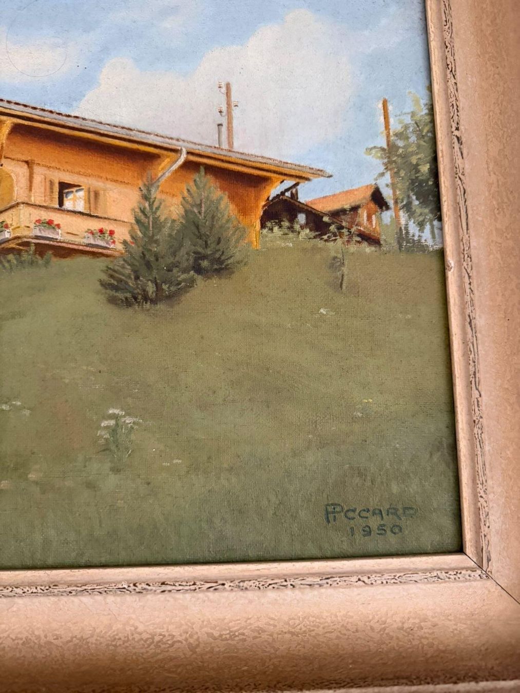 Gemälde: Gemälde - Piccard 1950 – Gebraucht aus Basel von M.M_ 1