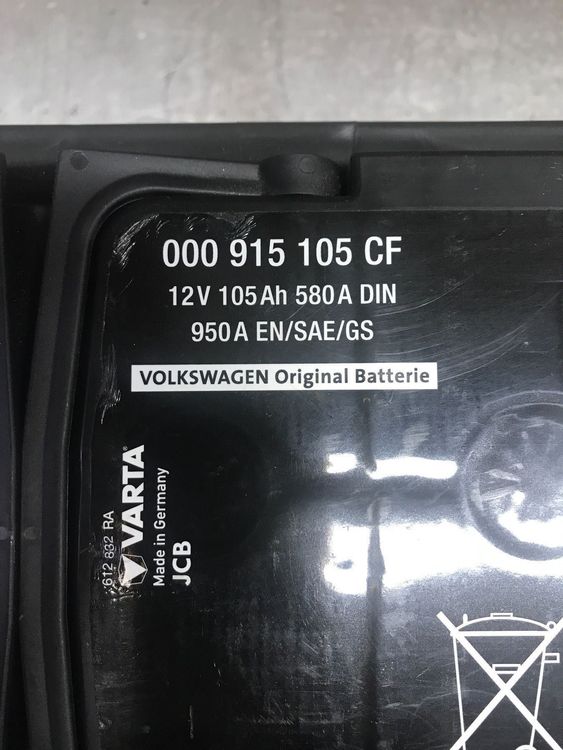 VW Original Batterie 000 915 105 CF | Kaufen auf Ricardo