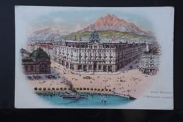 AK Luzern, Hotel Monopol 1919