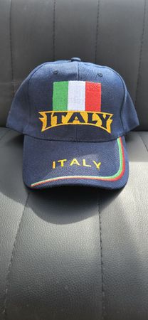 Italien Cap, ungetragen, dunkelblau, Sommer Accessoire!